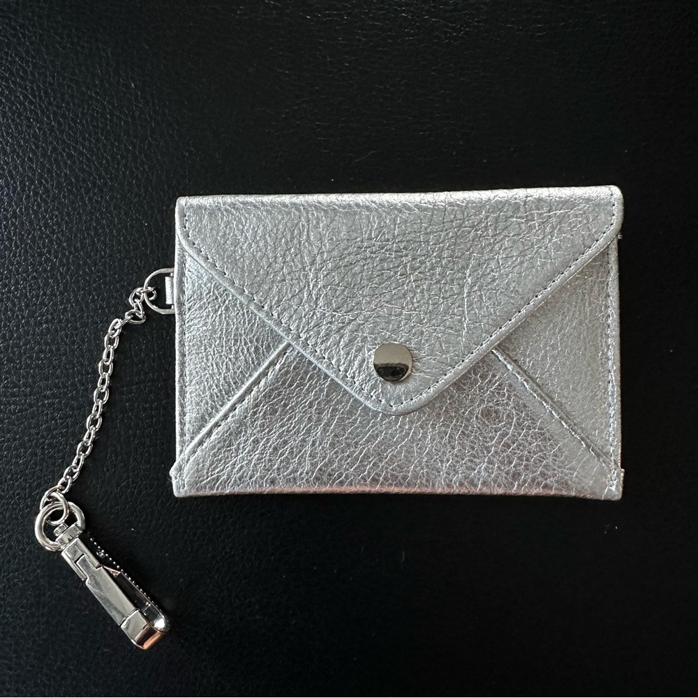 Aimee Kestenberg Women's Silver Wallet Card Holder